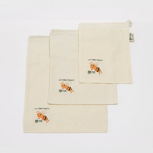 Bee Organic Produce Bag Set