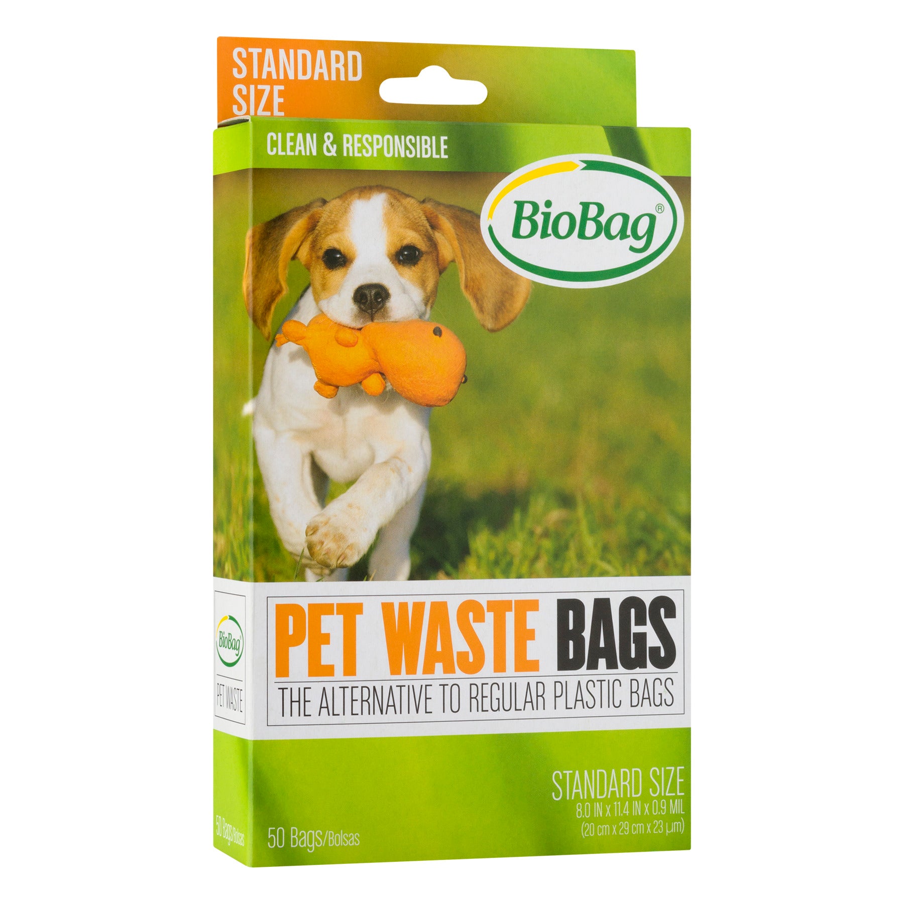 Compostable pet waste bags