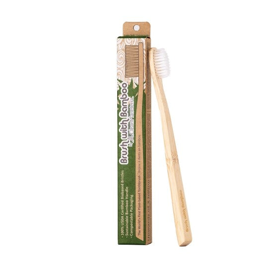 Brush with Bamboo toothbrush