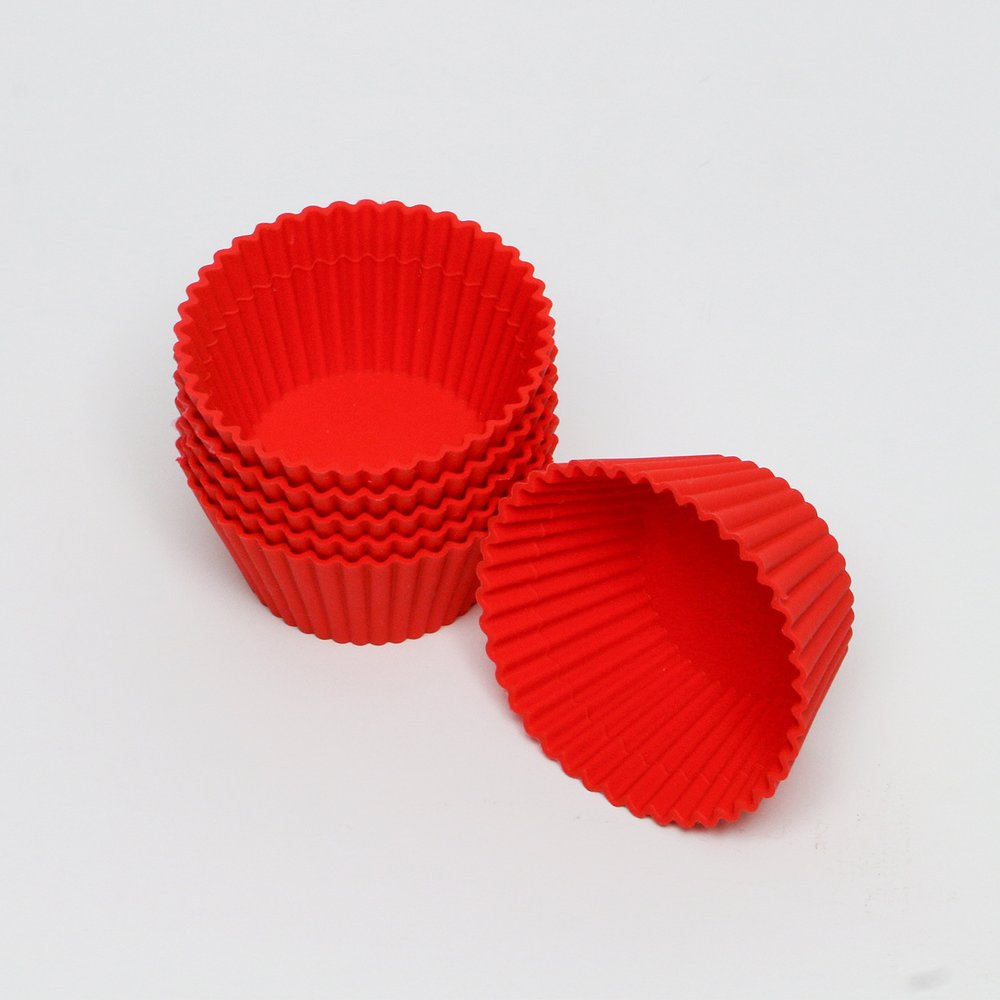 Reusable Silicone Cupcake Liners & Baking Cups (set of 6)