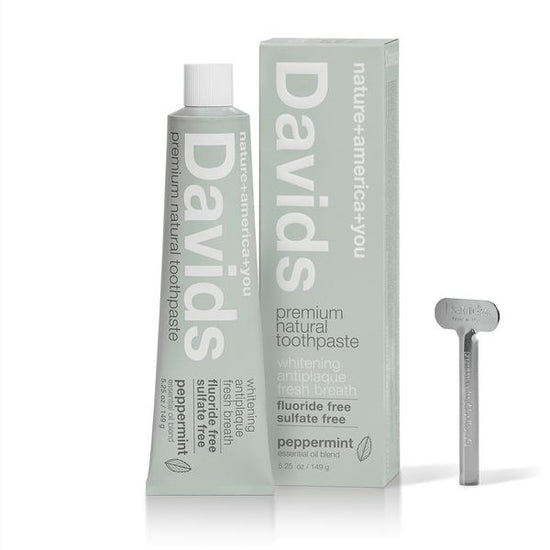 David's Toothpaste - Peppermint – Byrd's Plastic Free Market