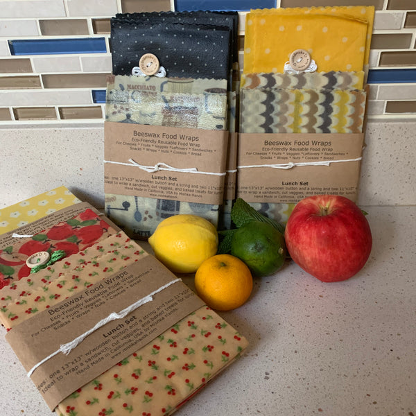 Beeswax Wrap - lunch set