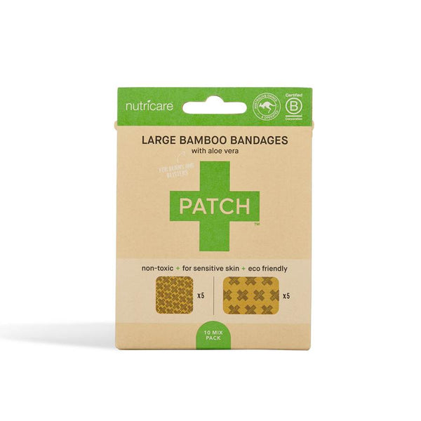 Organic Bamboo Large Adhesive Bandages - 10 count