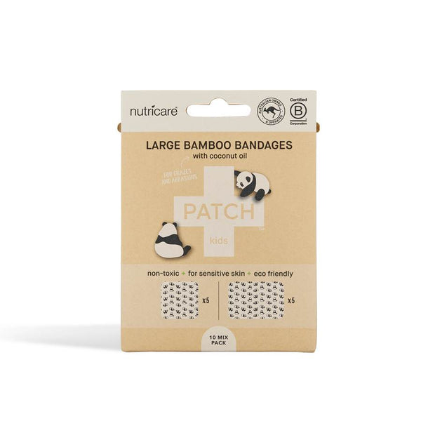 Organic Bamboo Large Adhesive Bandages - 10 count