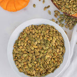 Organic Pumpkin Seeds, Dry Roasted and Salted
