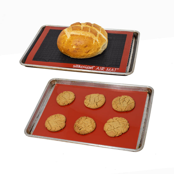 Reusable non-stick silicone baking mats