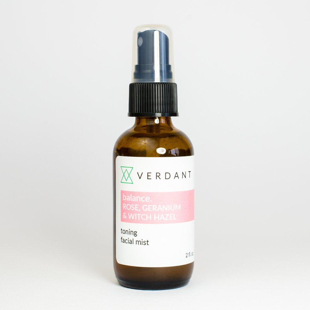 Toning facial mist