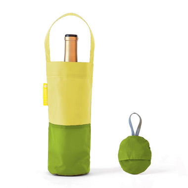 Foldable Wine Bag - Green