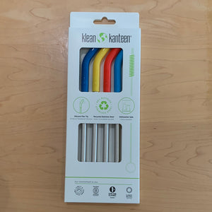 Straw 4 pack - 8mm - multi color
