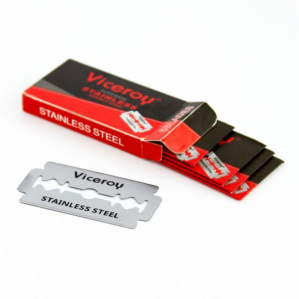 Stainless Steel Double Edge Safety Razor Blades - 5 count
