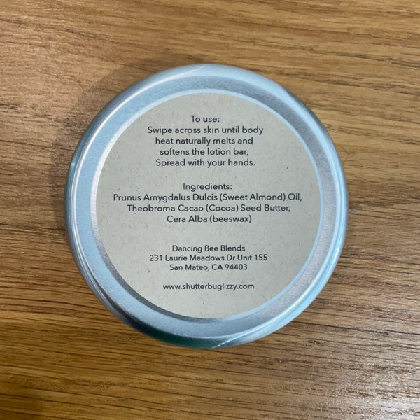 Dancing Bee Lotion Bar with Tin