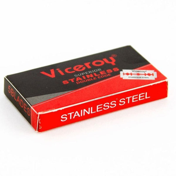 Stainless Steel Double Edge Safety Razor Blades - 5 count