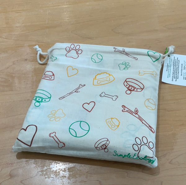 Organic Cotton Reusable Gift Bag Set