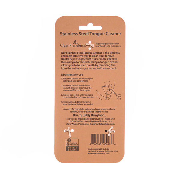Stainless Steel Tongue Scraper