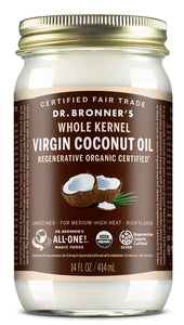 Dr Bronner’s Coconut Oil (whole kernel)