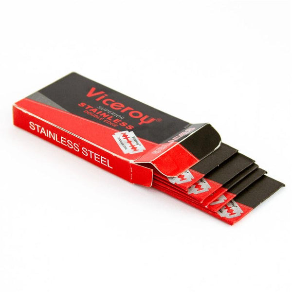 Stainless Steel Double Edge Safety Razor Blades - 5 count